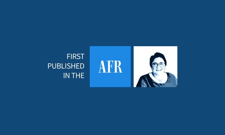 Meg Heffron writes for the AFR